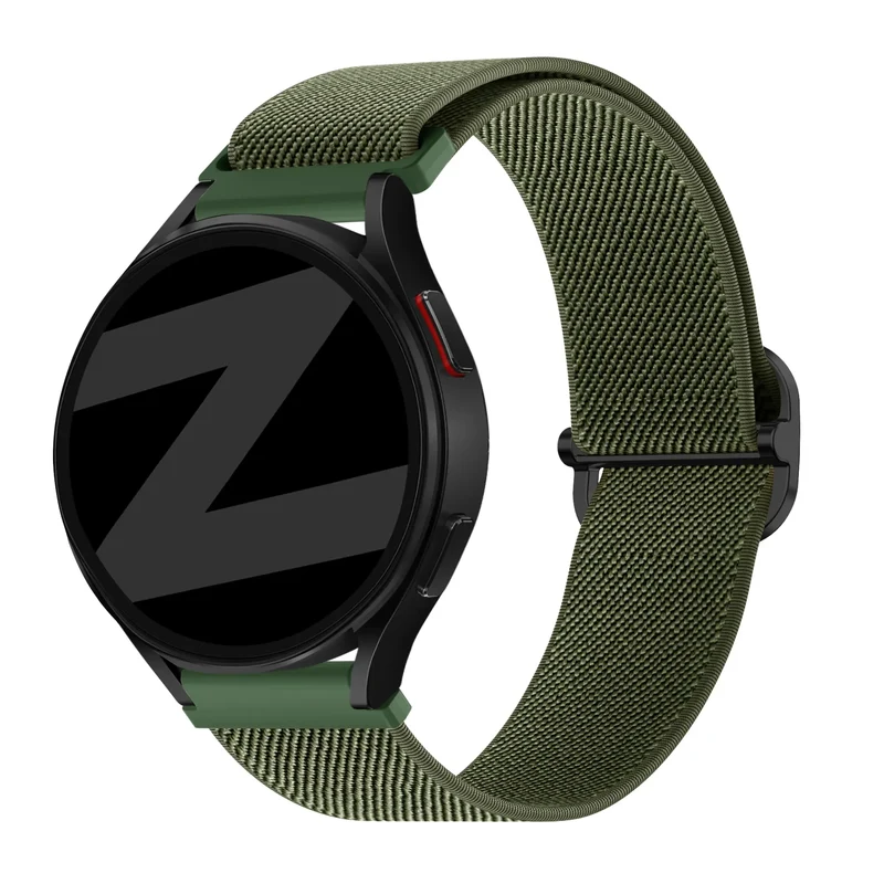 Bandz Xiaomi Watch S4 - 41mm Elastisches Armband (Armeegrün)