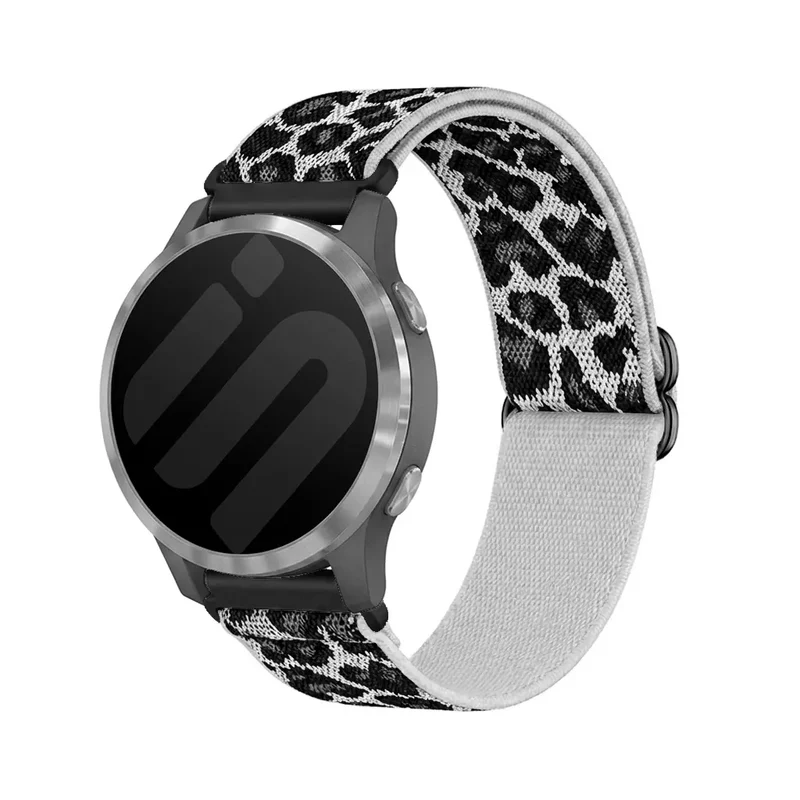 Huawei Watch GT 7 - 41mm Elastisches Armband (Weiß-Leopard)