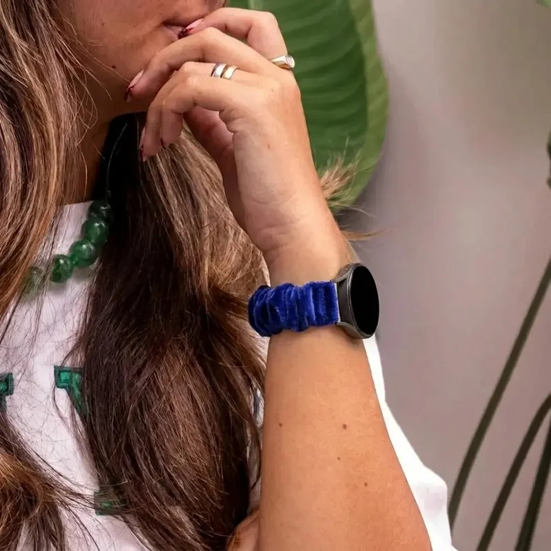 Amazfit Active Scrunchie Armband (Blau)
