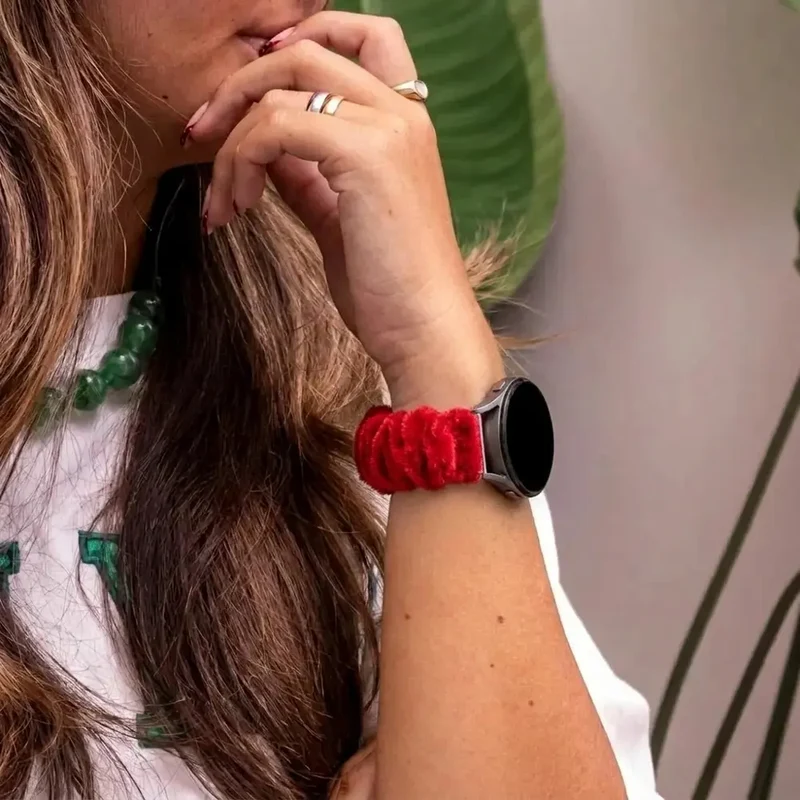 Amazfit GTS 2 Scrunchie Armband (Wrinrot)
