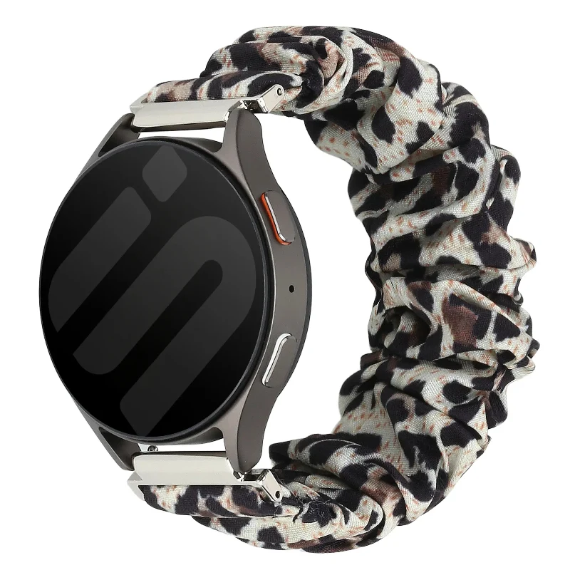 Huawei Watch 6 - 42mm Scrunchie Armband (Leopard)