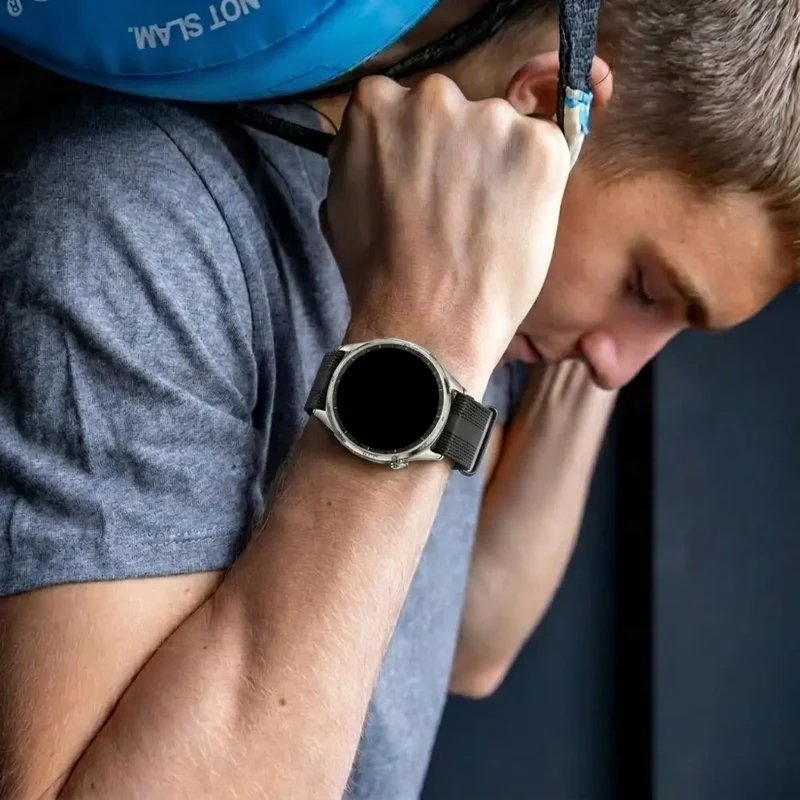 Samsung Galaxy Watch 8 - 44mm Silikon Active Armband (Schwarz)