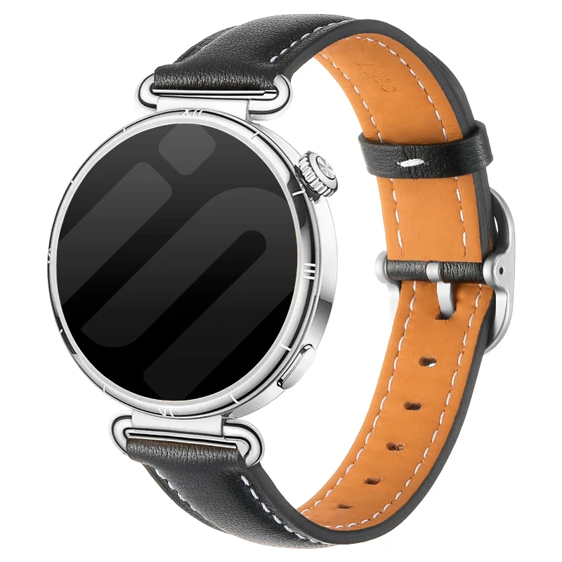 ICE Smart ST 2.0 Round 1.20 Square Lederarmband (Schwarz)