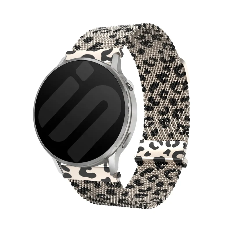 Garmin Forerunner 170 Milanese Armband (Rose Gold Leopard)
