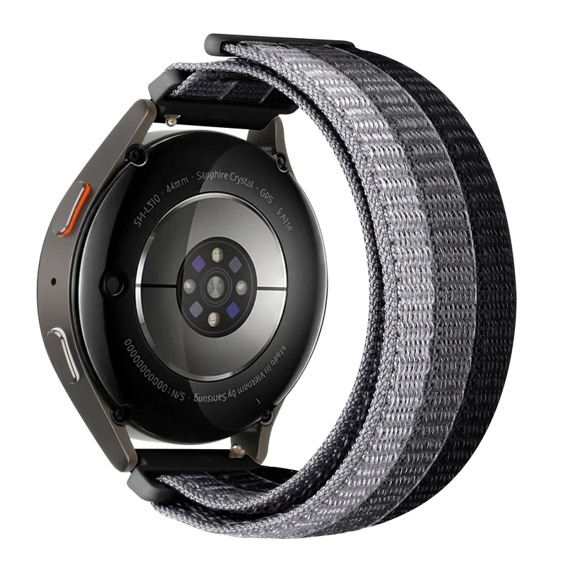 Coros Apex 2 Triple Nylonarmband (Schwarz Mix)