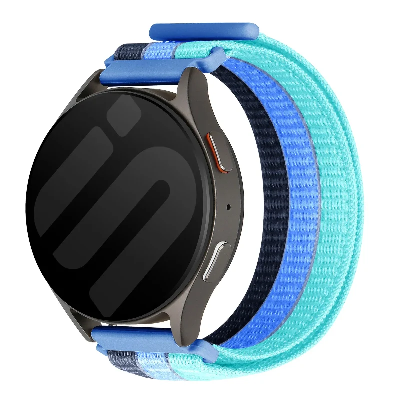 Samsung Galaxy Watch 7 - 44mm Triple Nylonarmband (Blau Mix)