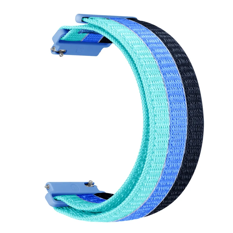 Samsung Galaxy Watch 7 - 44mm Triple Nylonarmband (Blau Mix)