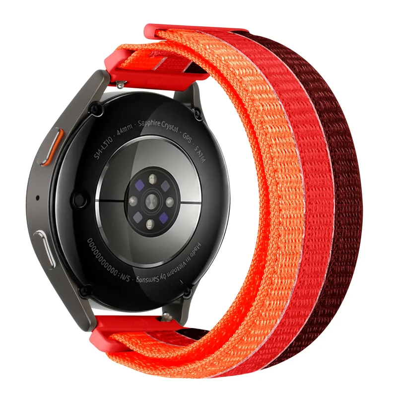 Zenwatch Venice Pro Triple Nylonarmband (Rot Mix)