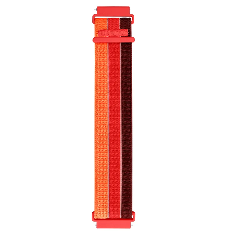 Zenwatch Venice Pro Triple Nylonarmband (Rot Mix)