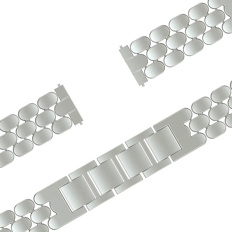 Bandz Fossil Gen 5e - 42mm Stahlarmband 'Oval' (Polarstern)