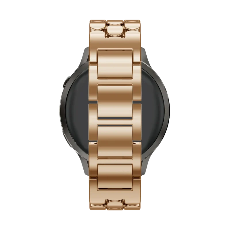 Bandz Garmin Vivomove 3s Stahlarmband 'Oval' (Roségold)