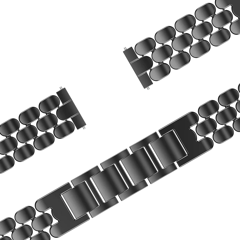 Bandz Xiaomi Watch S4 - 41mm Stahlarmband 'Oval' (Schwarz)