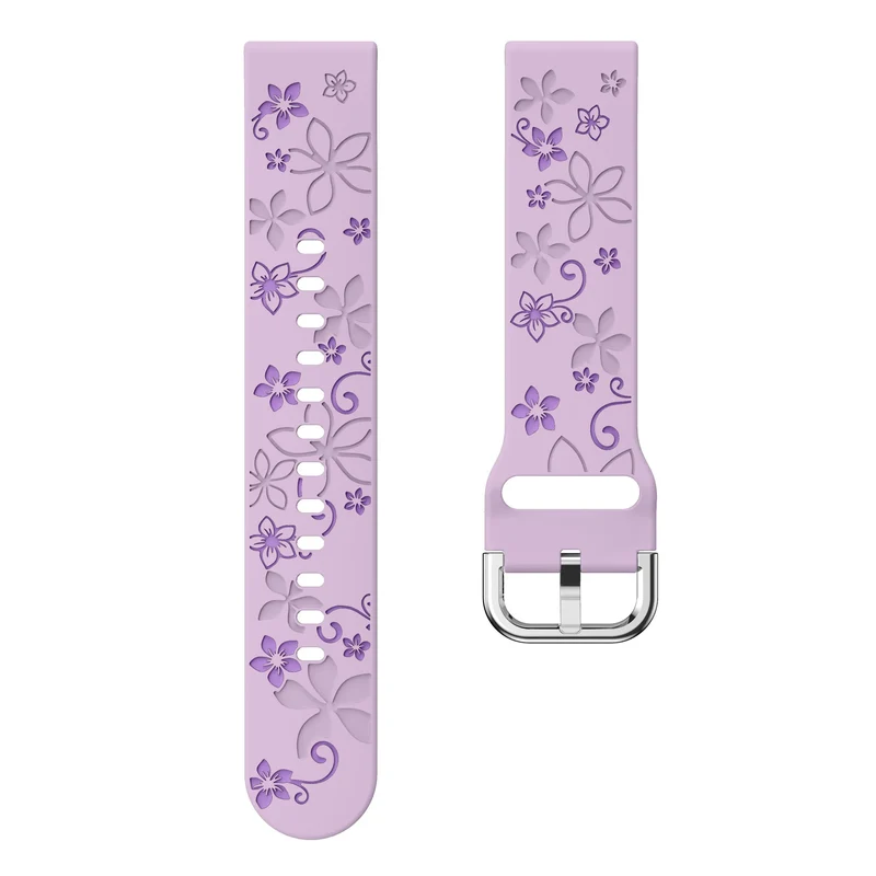 Huawei Watch GT 7 - 41mm Flower Silikonarmband (lavendel/ Lila)