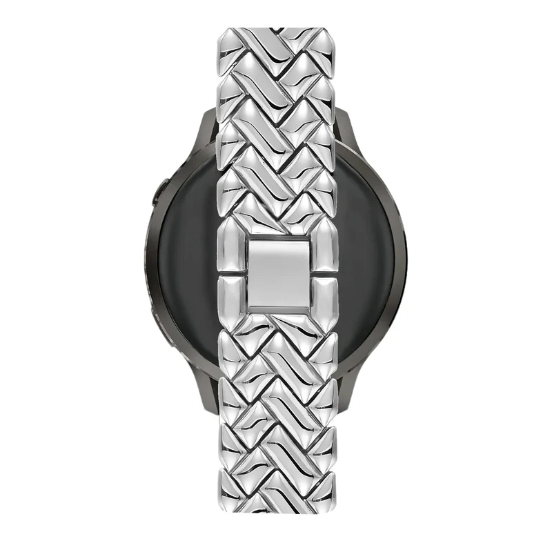 Bandz Zenwatch Venice Pro Metallarmband 'V-Type' (Silber)