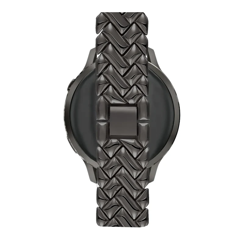 Bandz Zenwatch Venice Pro Metallarmband 'V-Type' (Schwarz)