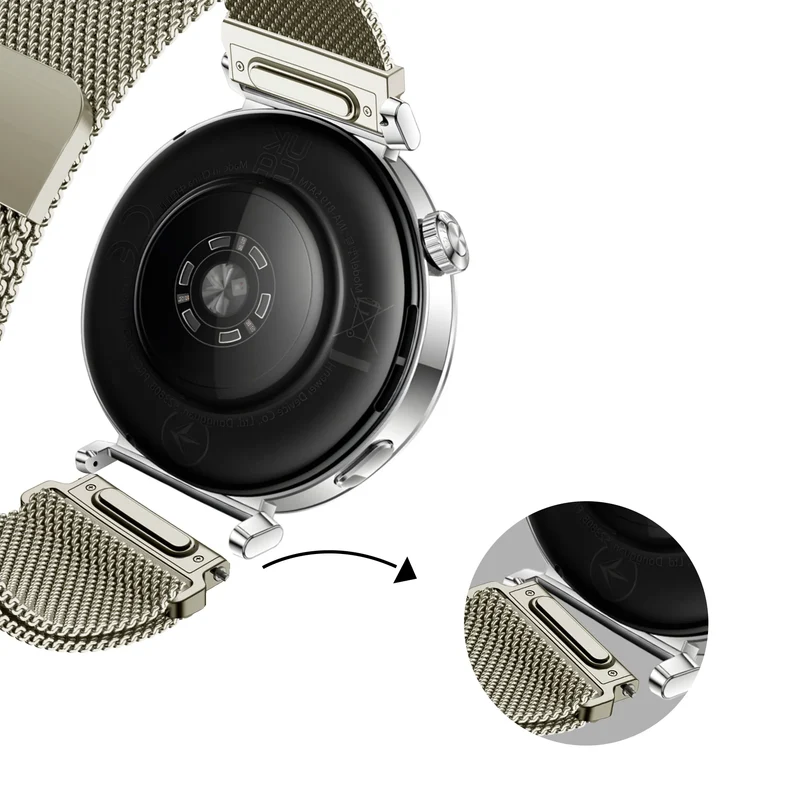 Bandz Zenwatch Venice Pro Milanese Armband 'Easy Fit' (Polarstern)