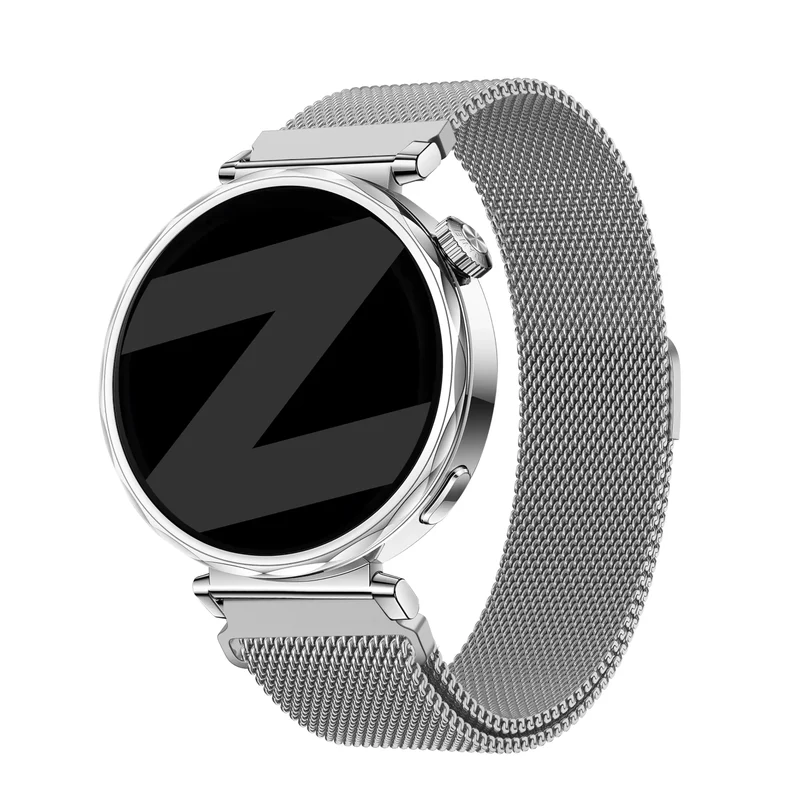 Bandz Huawei Watch GT 7 - 41mm Milanese Armband 'Easy Fit' (Silber)
