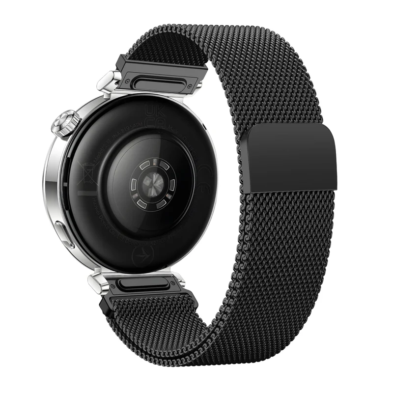 Bandz Zenwatch Venice Pro 2 Milanese Armband 'Easy Fit' (Schwarz)