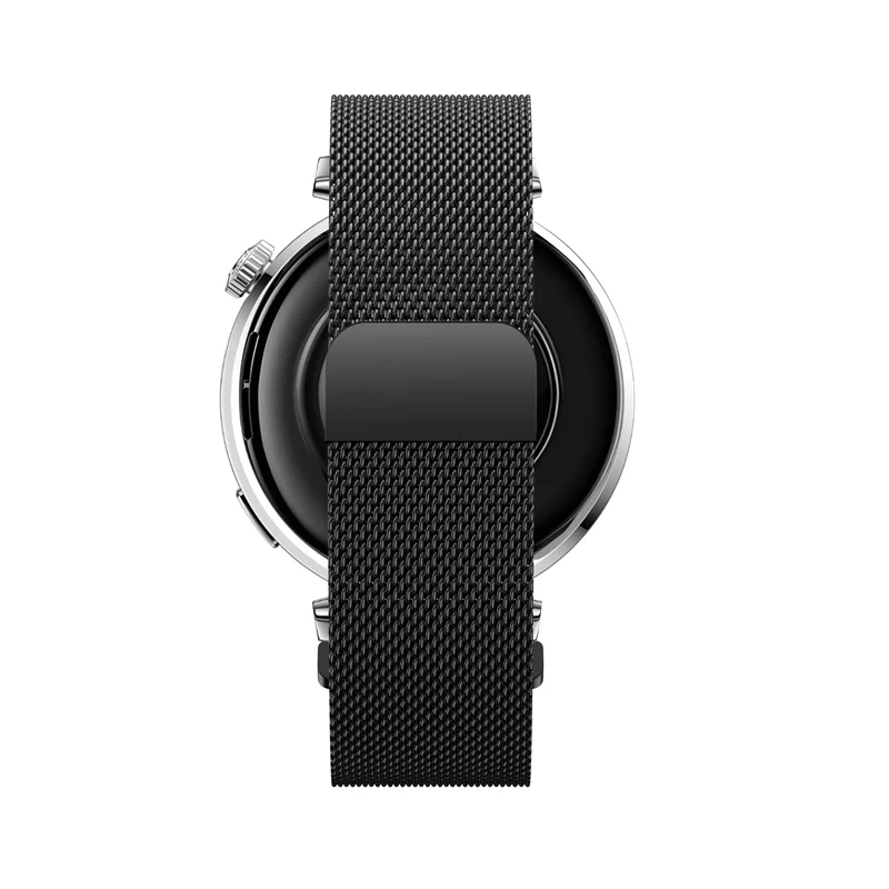 Bandz Zenwatch Venice Pro 2 Milanese Armband 'Easy Fit' (Schwarz)