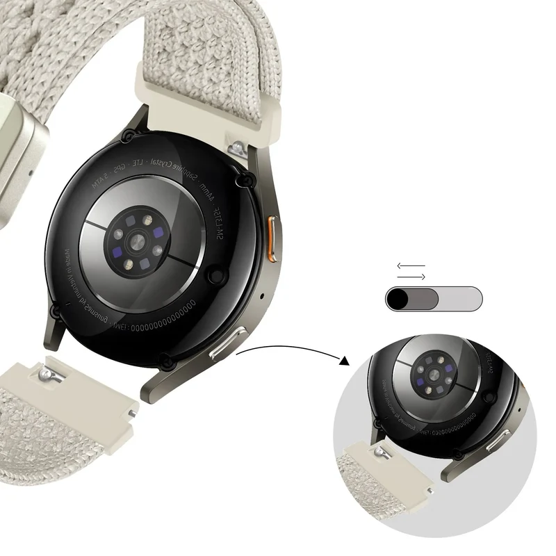 Bandz Huawei Watch GT 7 - 41mm Vintage Nylonarmband (Polarstern)