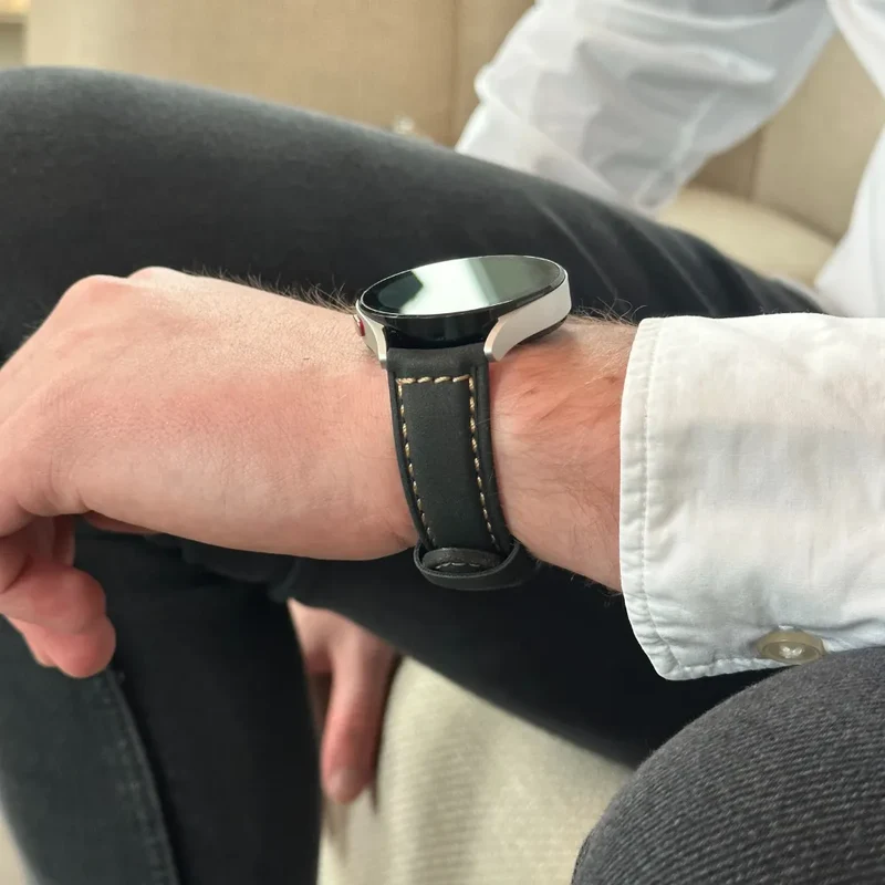 Huawei Watch GT 7 Pro Lederarmband (Schwarz)