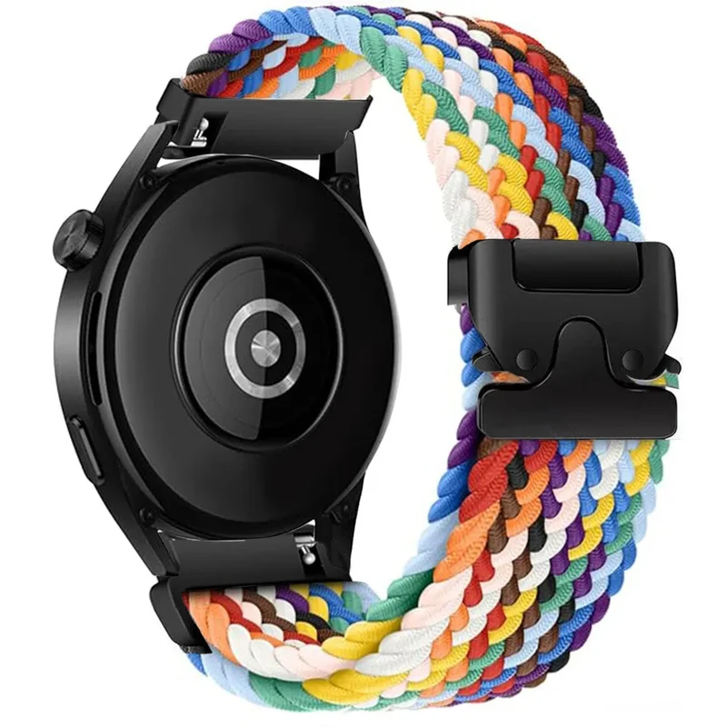 Huawei Watch GT 7 - 41mm Geflochtenes Armband mit P-Schnalle (Regenbogen)
