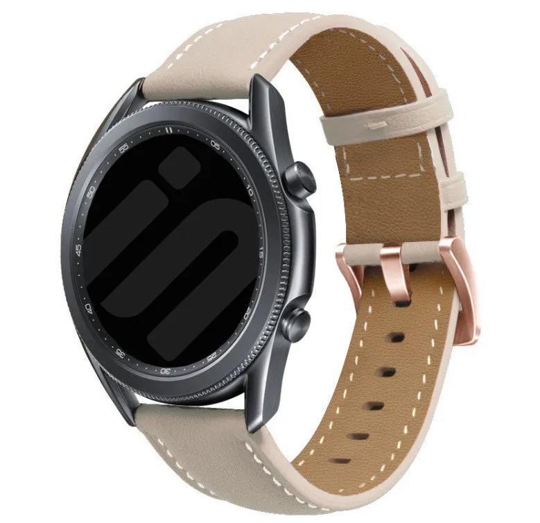 Huawei Watch GT 7 - 41mm Echtes Lederarmband (Beige)