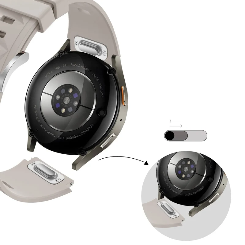 Bandz Huawei Watch GT 7 - 41mm Silikonarmband 'Easy Fit' (Polarstern)