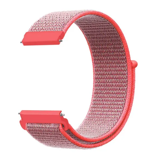 Zenwatch Venice Pro Nylonarmband (Rosa/Rot)