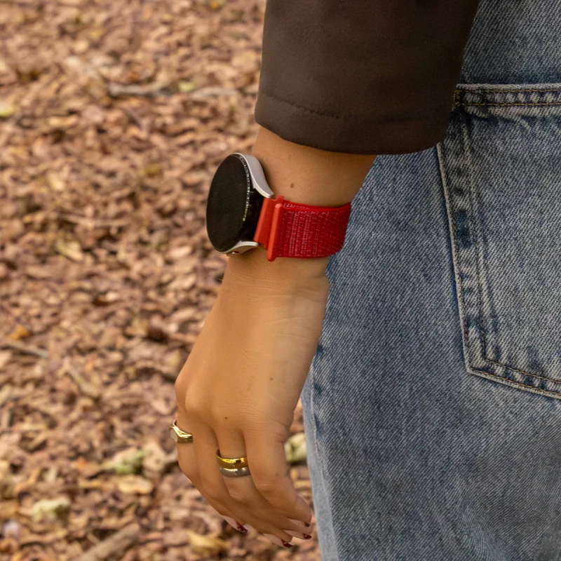 Zenwatch Venice Pro Nylonarmband (Rot)