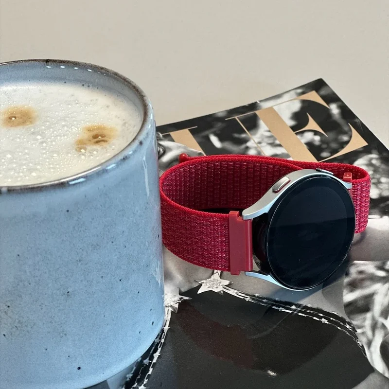 Zenwatch Venice Pro Nylonarmband (Rot)