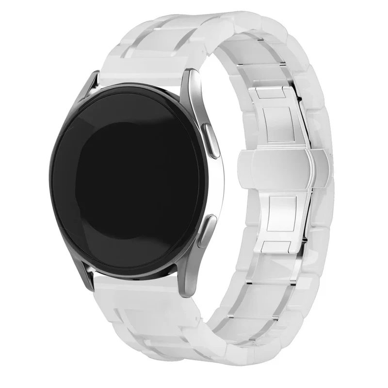 Zenwatch Venice Pro 2 Keramik Gliederarmband (Weiß/Silber)