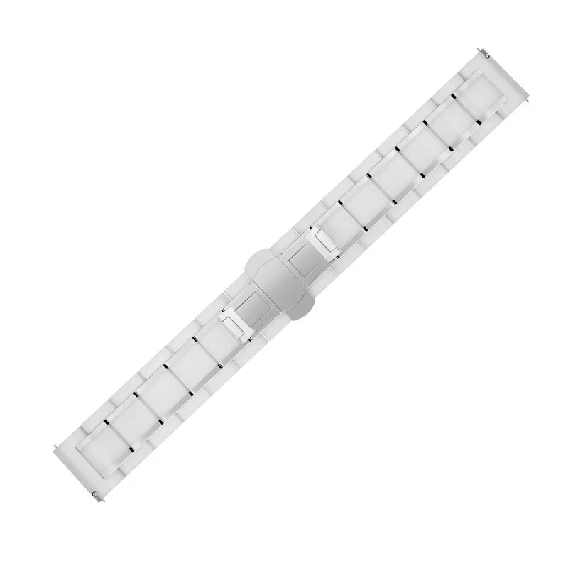 Zenwatch Venice Pro 2 Keramik Gliederarmband (Weiß/Silber)