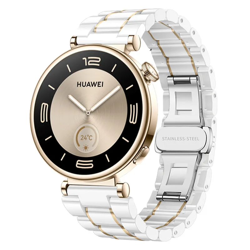 Huawei Watch GT 7 - 41mm Keramikarmband (Weiß/Gold)