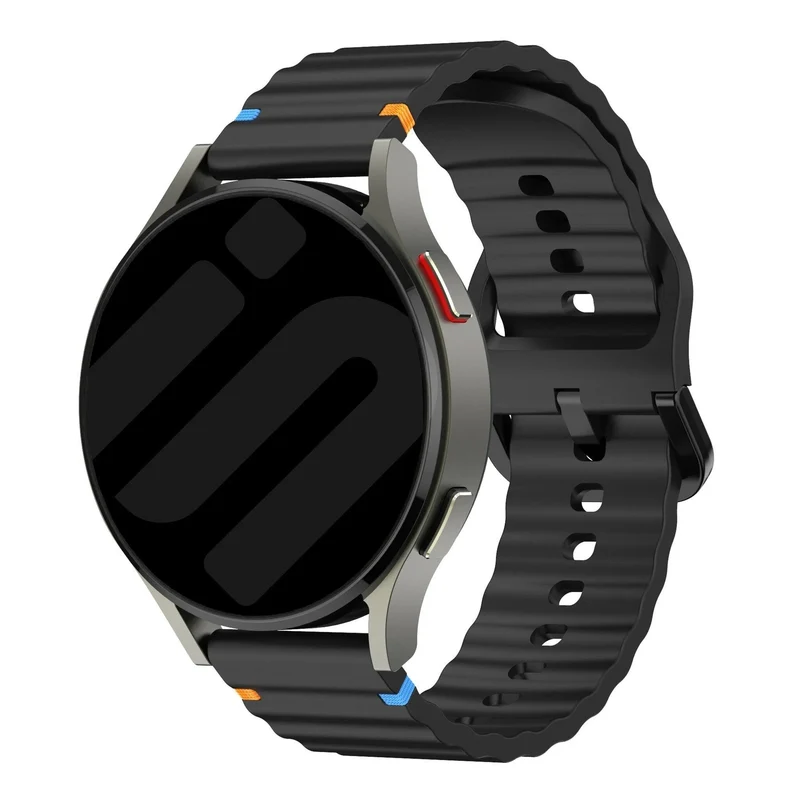 Huawei Watch GT 7 Pro Wave Silikonarmband (Schwarz)