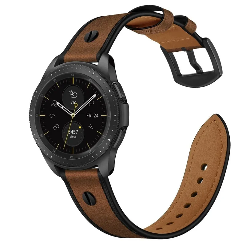 Huawei Watch GT 7 - 46mm Lederarmband mit Schraube (Beige)