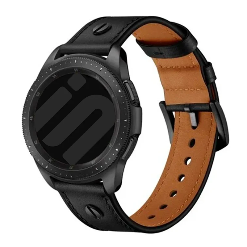 Huawei Watch GT 7 Pro Lederarmband mit Schraube (Schwarz)