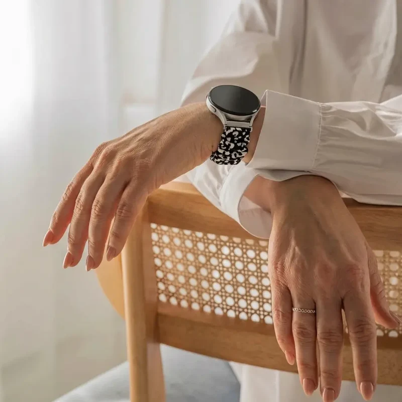 Zenwatch Venice Pro 2 Scrunchie Armband (Gepunktet)