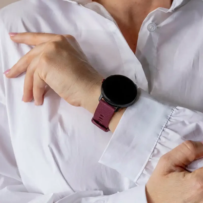 Oppo Watch X3 Premium Silikonarmband (Wrinrot)