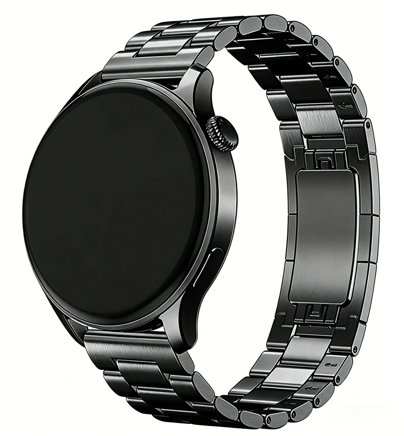 Amazfit Balance One Push' Stahlarmband (Dunkelgrau)