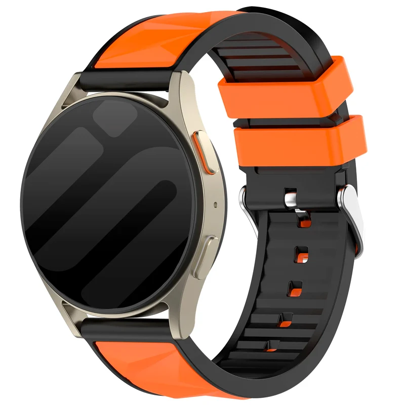 Withings ScanWatch Nova Diamond Sportarmband (Orange/Schwarz)