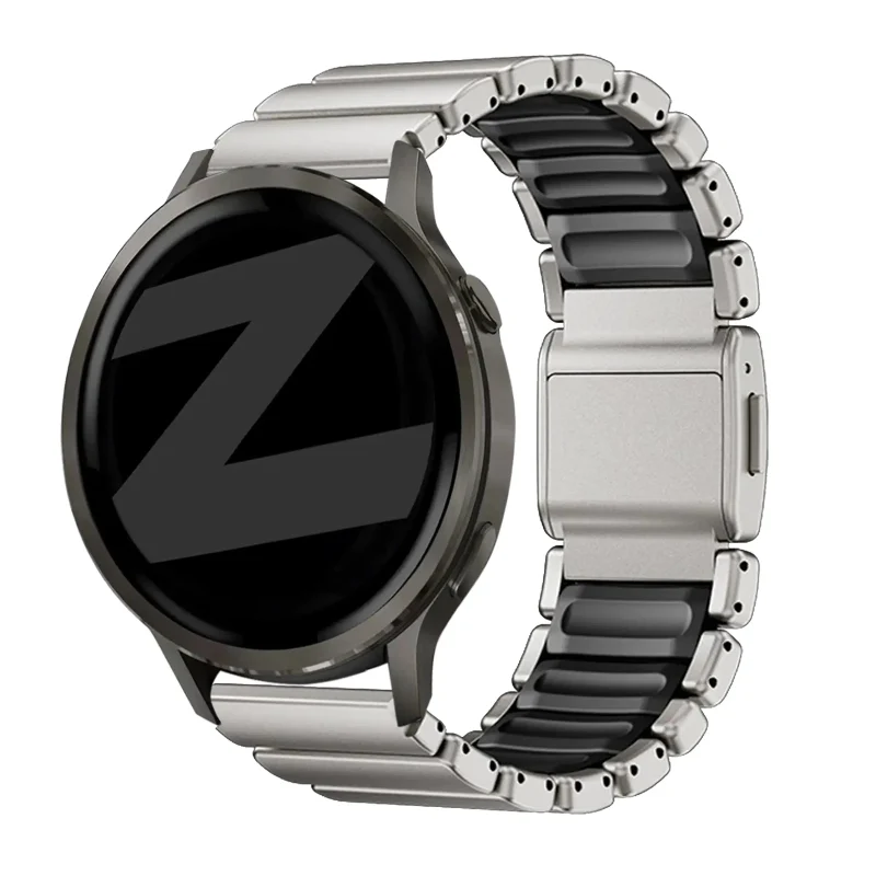 Bandz OnePlus Watch Titanarmband 'Hybrid' (Titan/Schwarz)