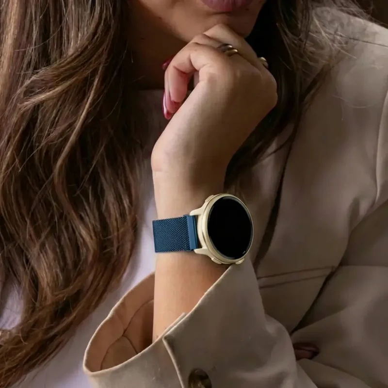 Zenwatch Venice Pro Milanese Armband (Blau)