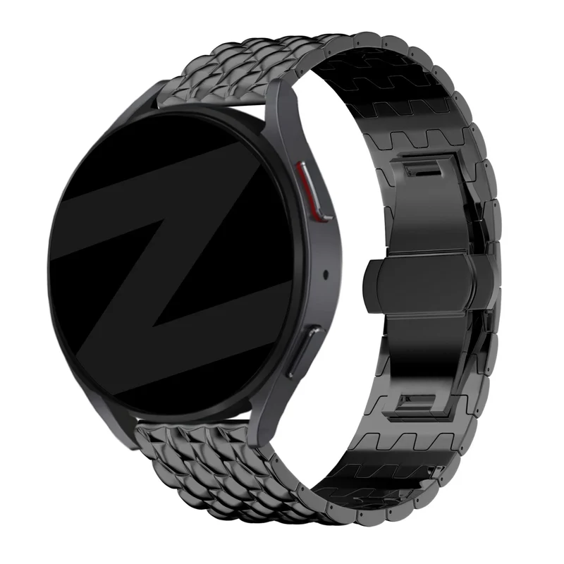 Bandz Huawei Watch GT 7 - 46mm Stahlarmband 'Dragon' (Schwarz)