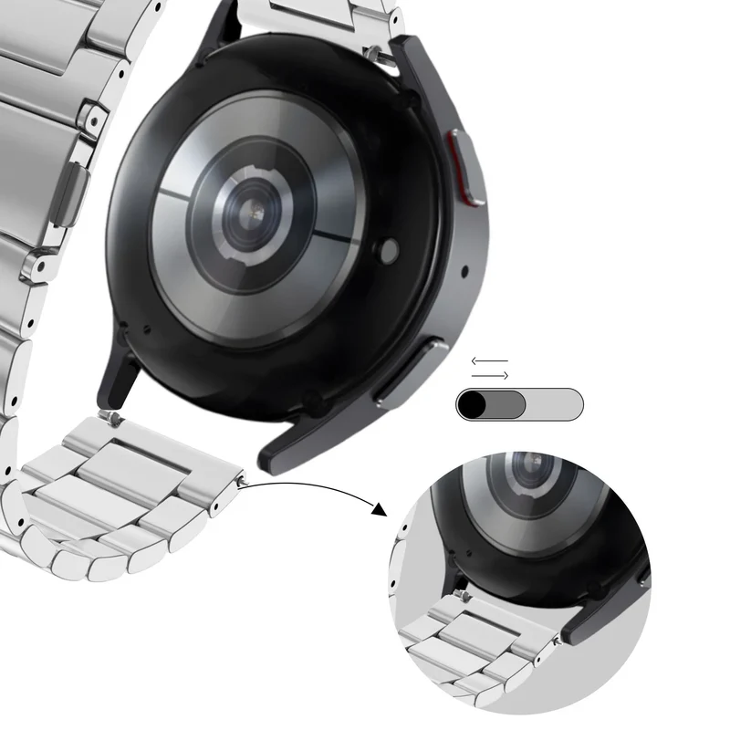 Bandz Huawei Watch GT 7 - 46mm Stahlarmband 'Classic' (Silber)