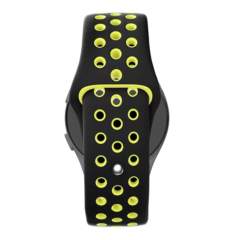 Bandz Huawei Watch GT 7 - 46mm Sportarmband 'Deluxe' (Schwarz/Gelb)