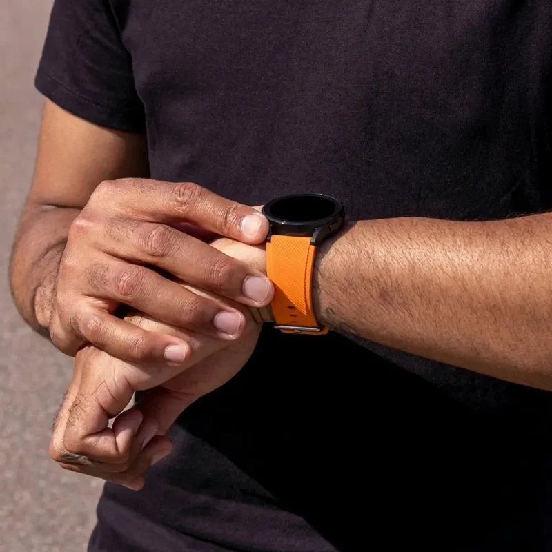 Oppo Watch X3 Twill Silikonarmband (Orange)