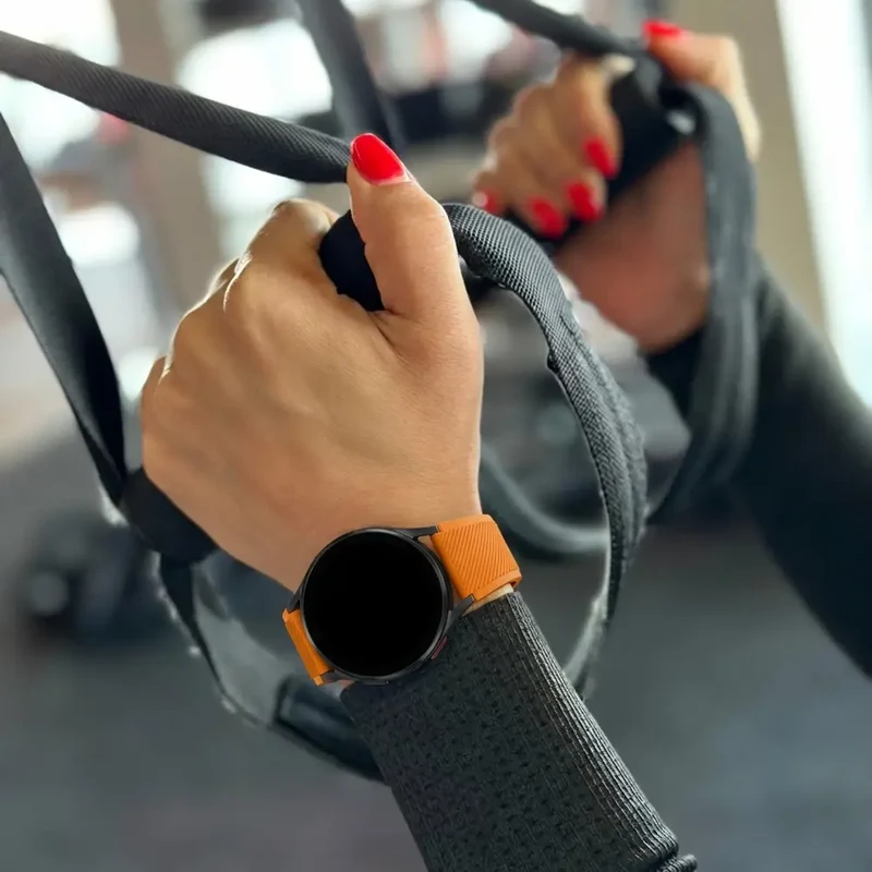 Oppo Watch X3 Twill Silikonarmband (Orange)