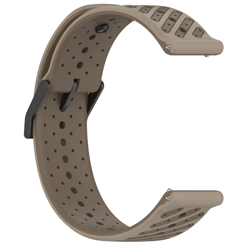 Huawei Watch 6 - 46mm Gestreiftes Silikonarmband (Braun)