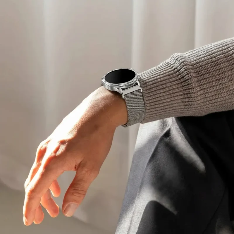 Bandz Huawei Watch GT 7 Pro Milanese Armband 'Easy Fit' (Titan Grau)